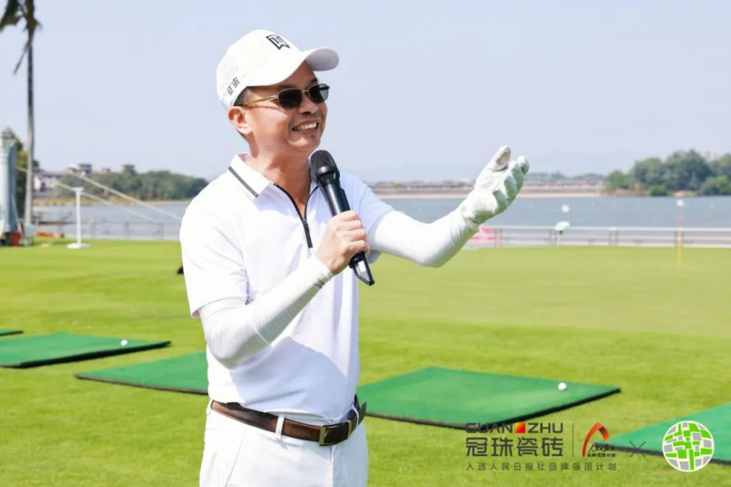 羊盟高尔夫俱乐部联席主席、广州市泰基工程技术有限公司董事长倪光乐先生发表致辞
